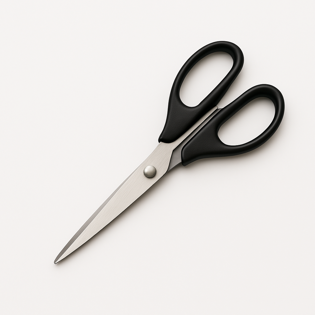 Precision Office Scissors – Black Handle